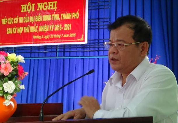 Chủ tịch UBND tỉnh tiếp xúc cử tri thành phố 
